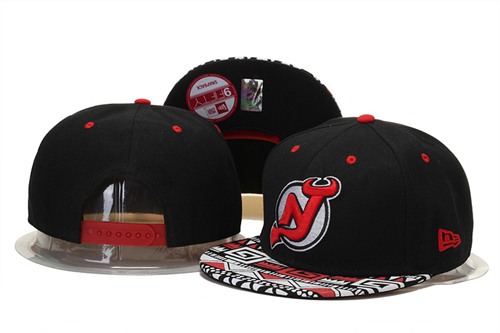 NHL New Jersey Devils NE Snapback Hat #04